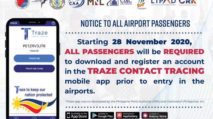 菲律賓機場登機旅客必備完整教學：Traze Contact Tracing應用程式