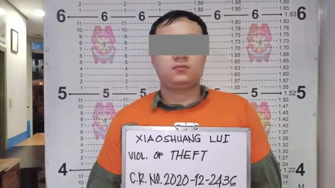 一名中國人在馬卡蒂市竊取馬來西亞同事的手機而被捕