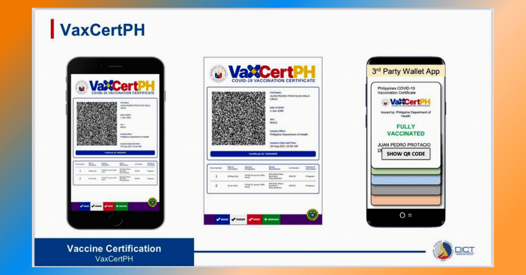 10月菲律賓將推出VaxCertPH數位疫苗接種證書