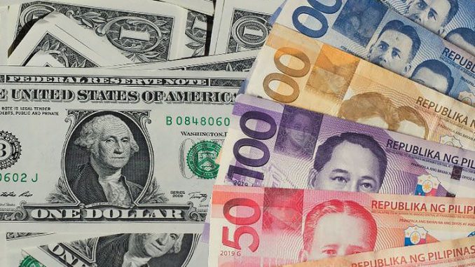 菲律賓披索兌美元跌至三年半以來的最低匯率