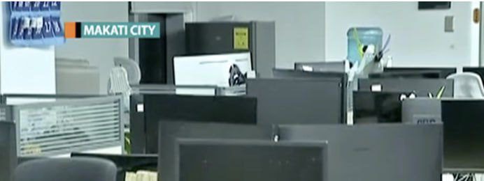 PBCOM大樓被突襲辦公室冷氣仍運作但已人去樓空