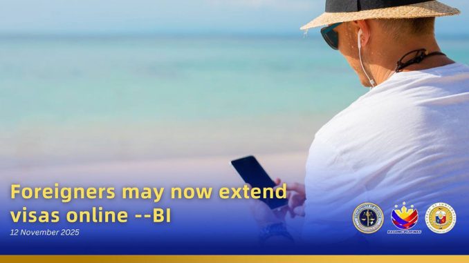 菲律賓移民局BI公告外國人現可線上延長簽證