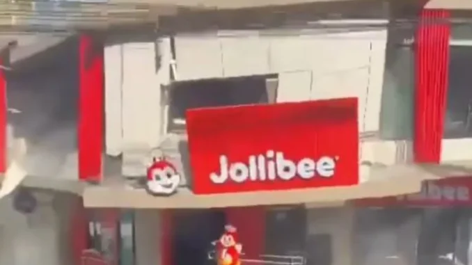 菲律賓8級強震1990年來最猛Jollibee門市瞬間崩塌驚悚畫面曝光