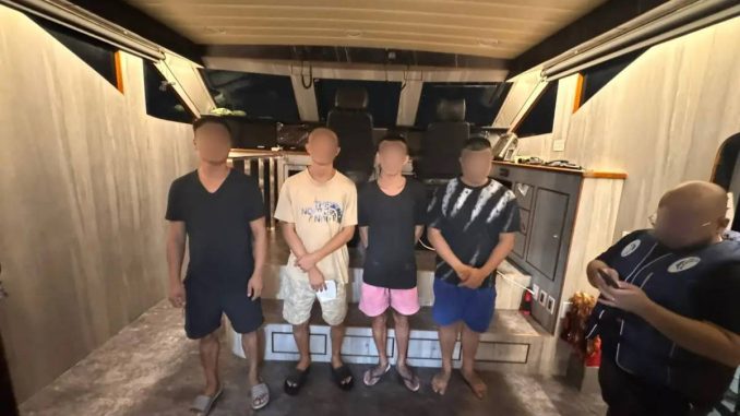 菲律賓海巡查亂丟垃圾逮4名非法居留台灣男子
