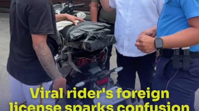 外國駕照能不能在菲用騎手持台灣駕照被扣車真相曝光