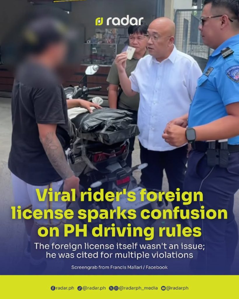 外國駕照能不能在菲用騎手持台灣駕照被扣車真相曝光