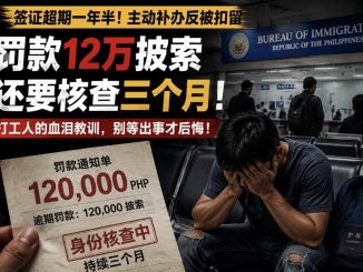 在菲華人注意簽證超期別硬扛移民局抓瘋了