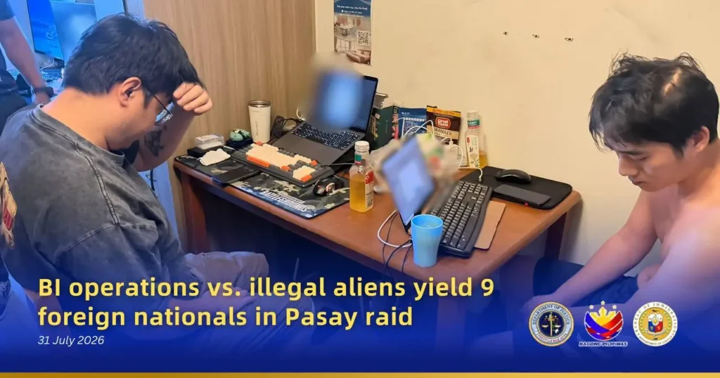 還在菲遠端居家辦公的華人注意了帕賽公寓突襲8名中國人被抓