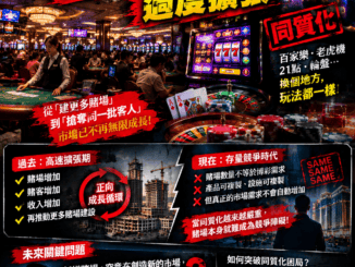 亞洲賭場進入存量競爭時代百家樂老虎機等同質產品過度擴張