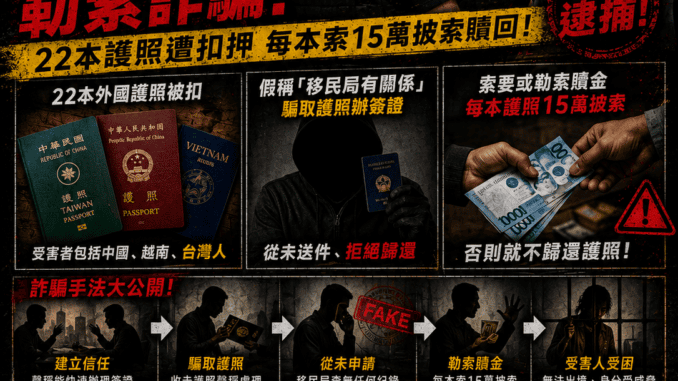 台灣人也遭殃菲律賓驚爆簽證辦理勒索詐騙