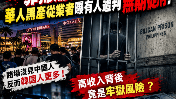 千萬披索也救不了菲掃蕩升級華人黑產從業者曝有人遭判無期徒刑
